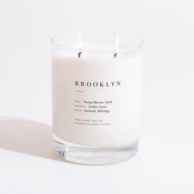 Brooklyn Candle Studio Brooklyn Classic 2 Wick Candle - Luxury Scented Candle, Vegan Soy Wax, Hand Poured in The USA, 70 Hour Slow Burn Time - 13oz - Image 1
